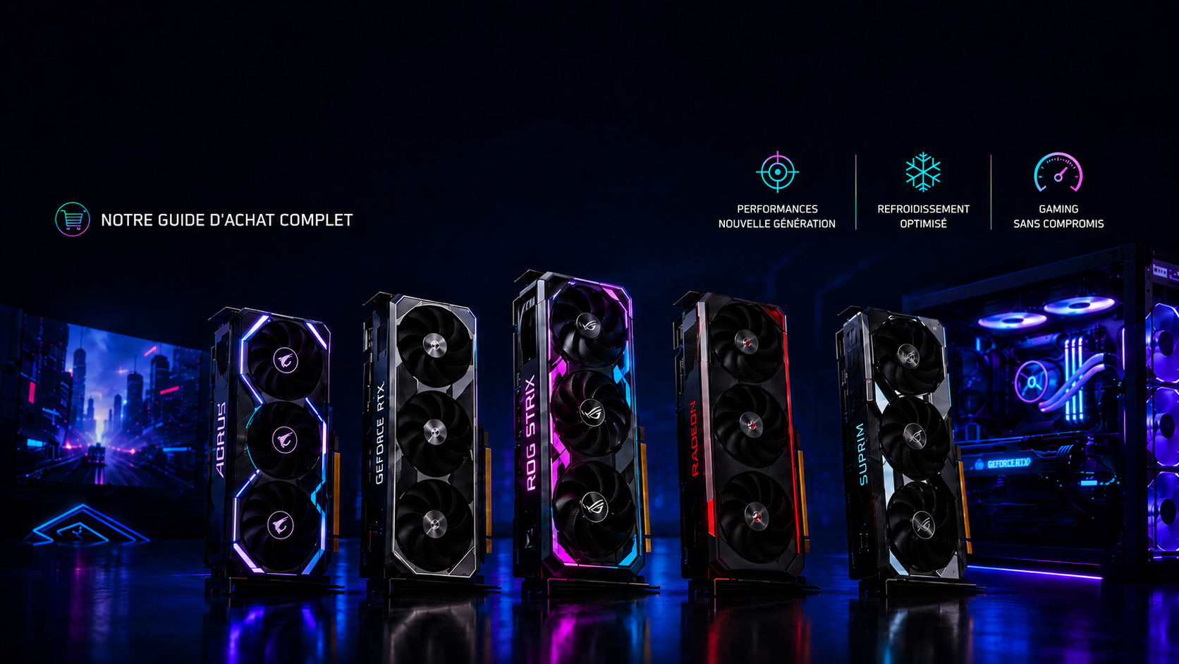Top 5 des meilleures cartes graphiques gaming en 2026 : notre guide d'achat complet