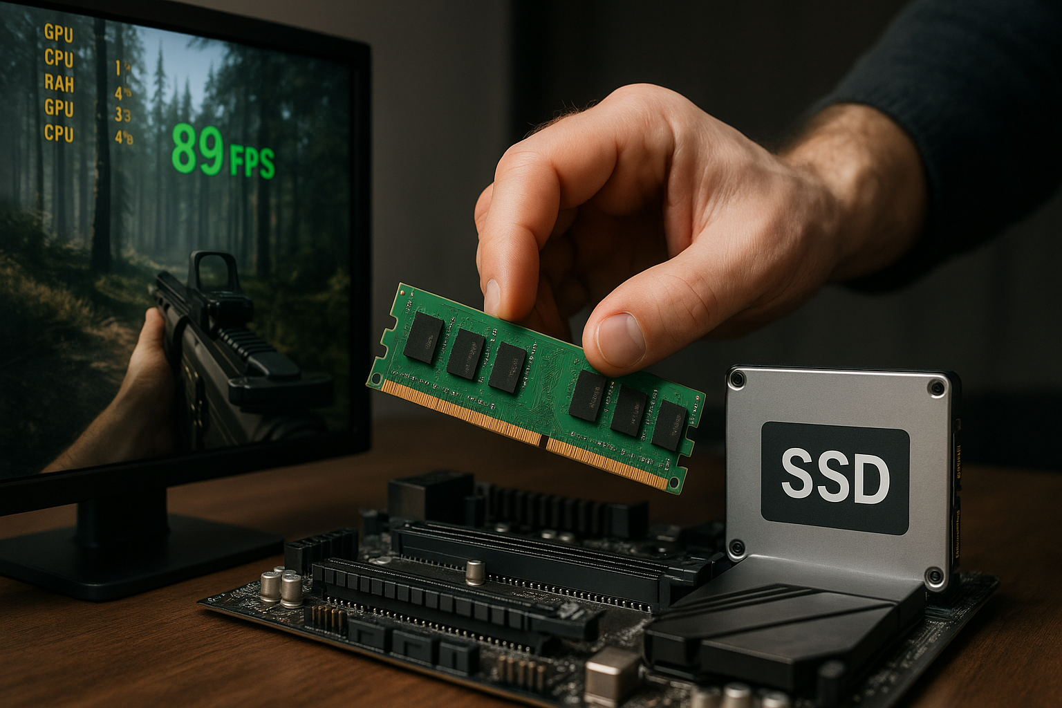 Comment augmenter ses FPS avec un upgrade RAM + SSD ?