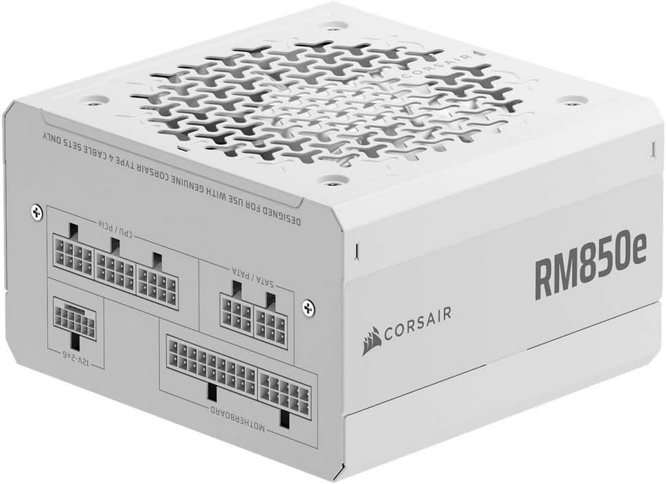 CORSAIR RM850e (2025) – Alimentation 850W ATX 3.1 Entièrement Modulaire
