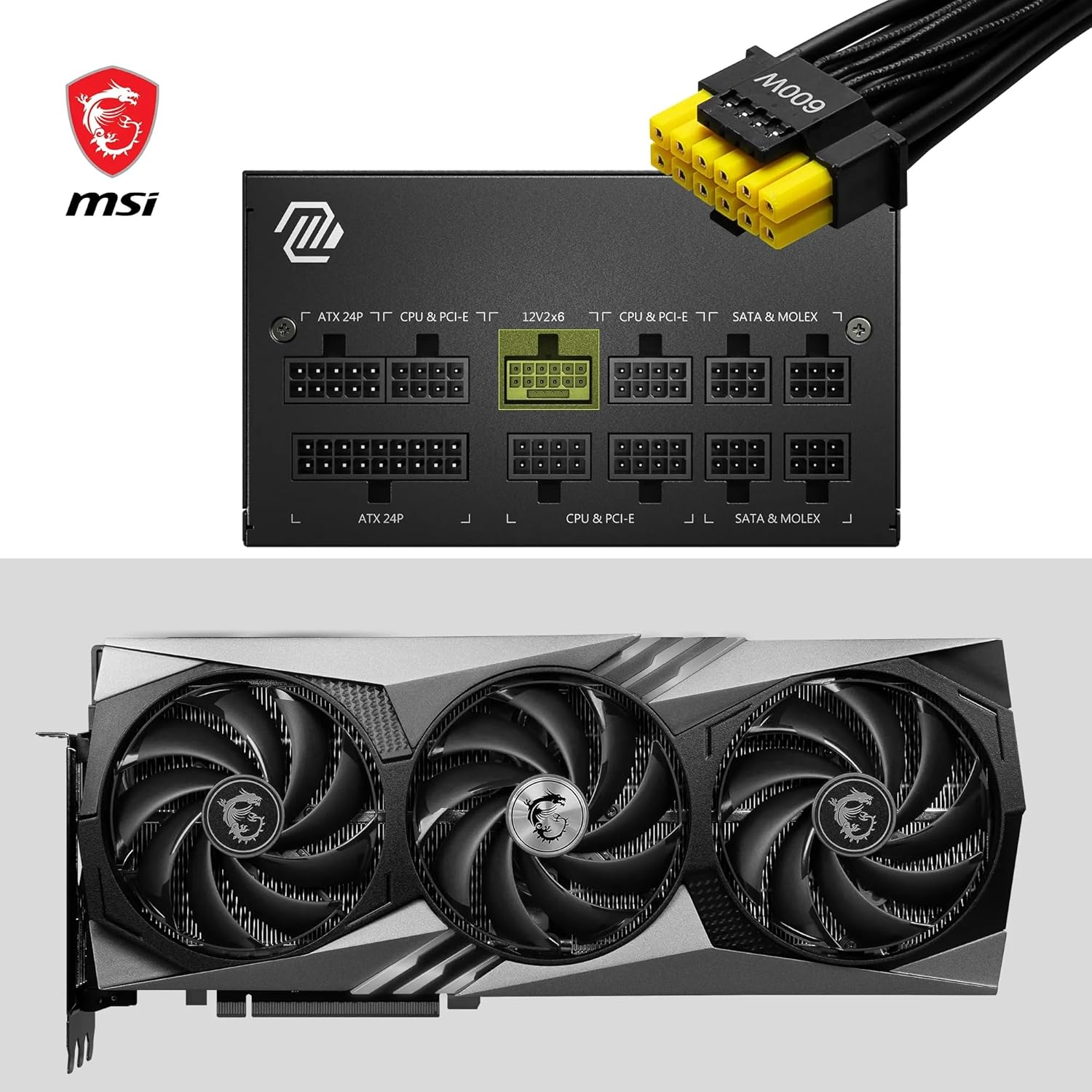 Alimentation MSI MAG A850GL PCIE5 850W – 80 Plus Gold ATX 3.0