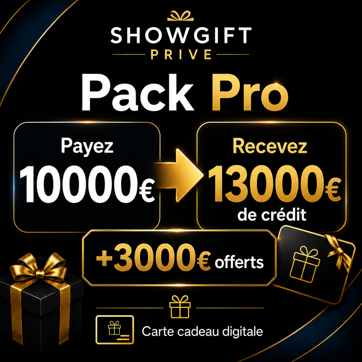 Pack Pro – 3000€ offerts