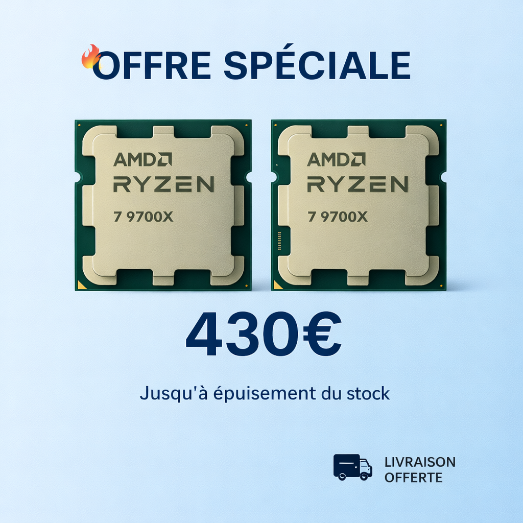 2 Processeur AMD Ryzen 7 9700X