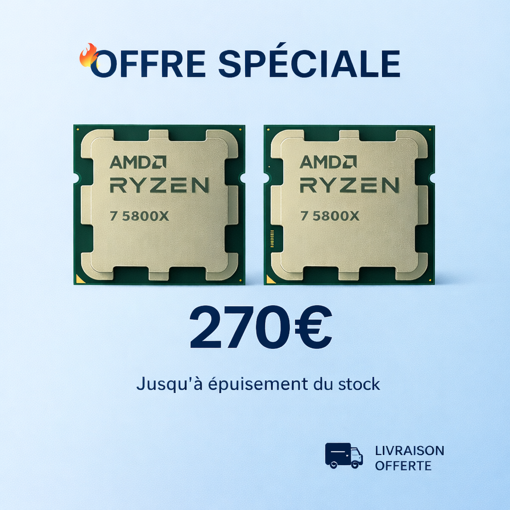 2 Processeur AMD Ryzen 7 5800X