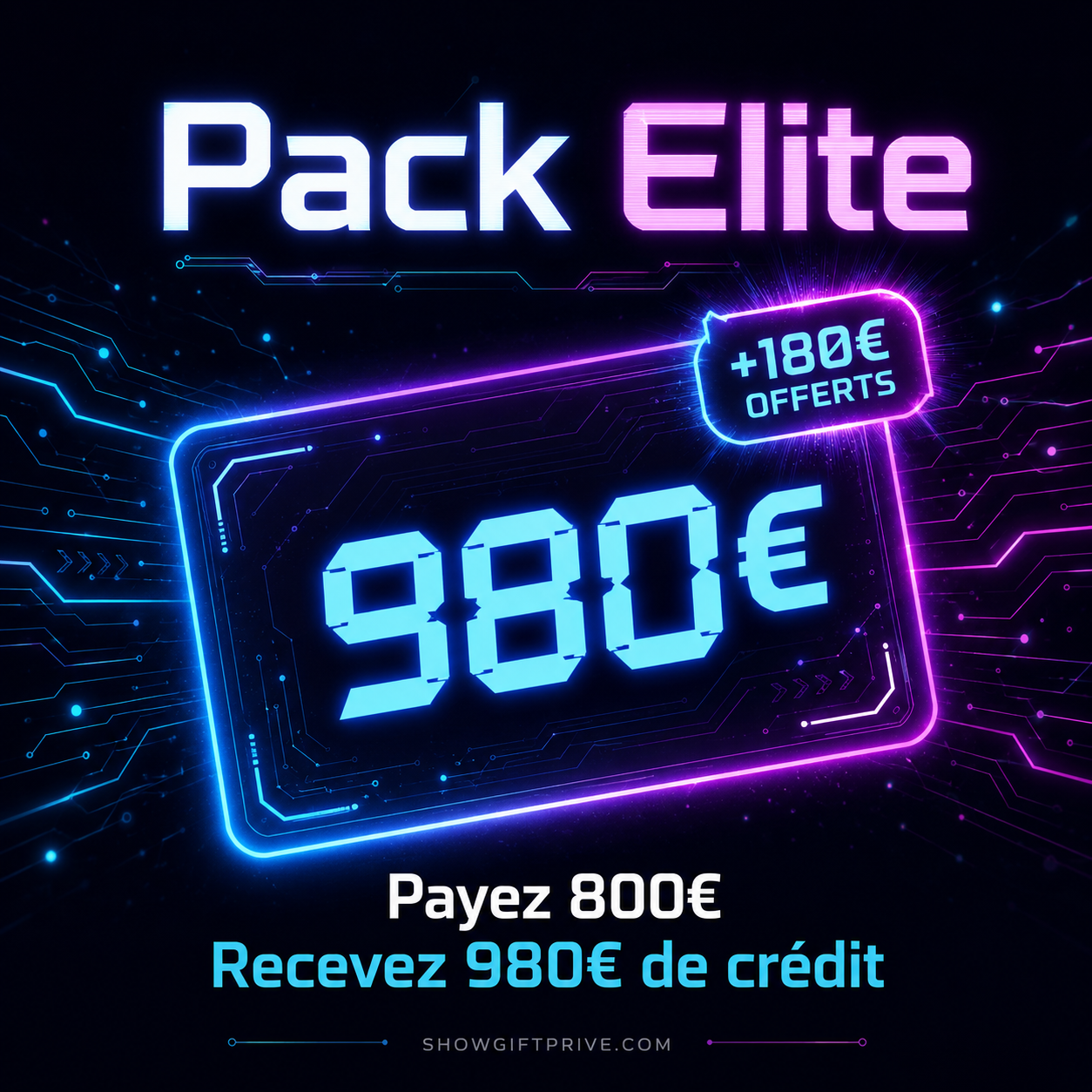 Pack Elite – 180€ offerts