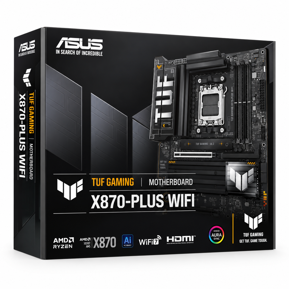 ASUS TUF GAMING X870-PLUS WIFI – boîte illustrative générée