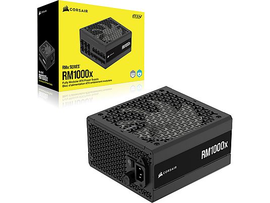 Corsair RM1000x 1000W – alimentation et boîte commerciale