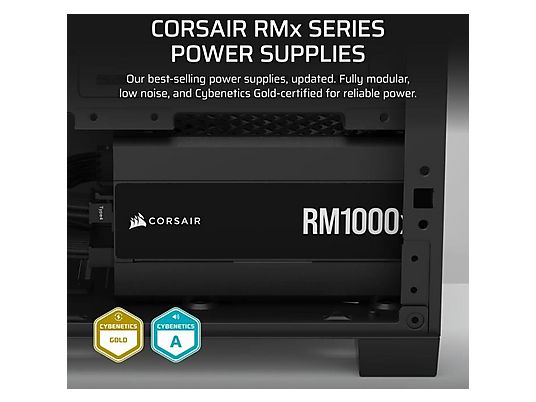 Corsair RM1000x 1000W – alimentation pour configuration PC haute performance