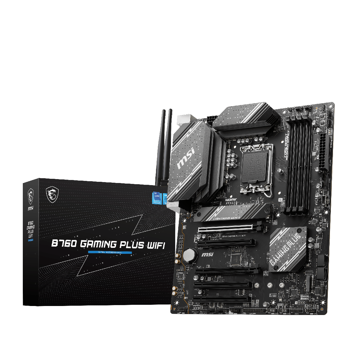MSI B760 Gaming Plus WiFi carte mère ATX Intel B760 DDR5 avec boîte