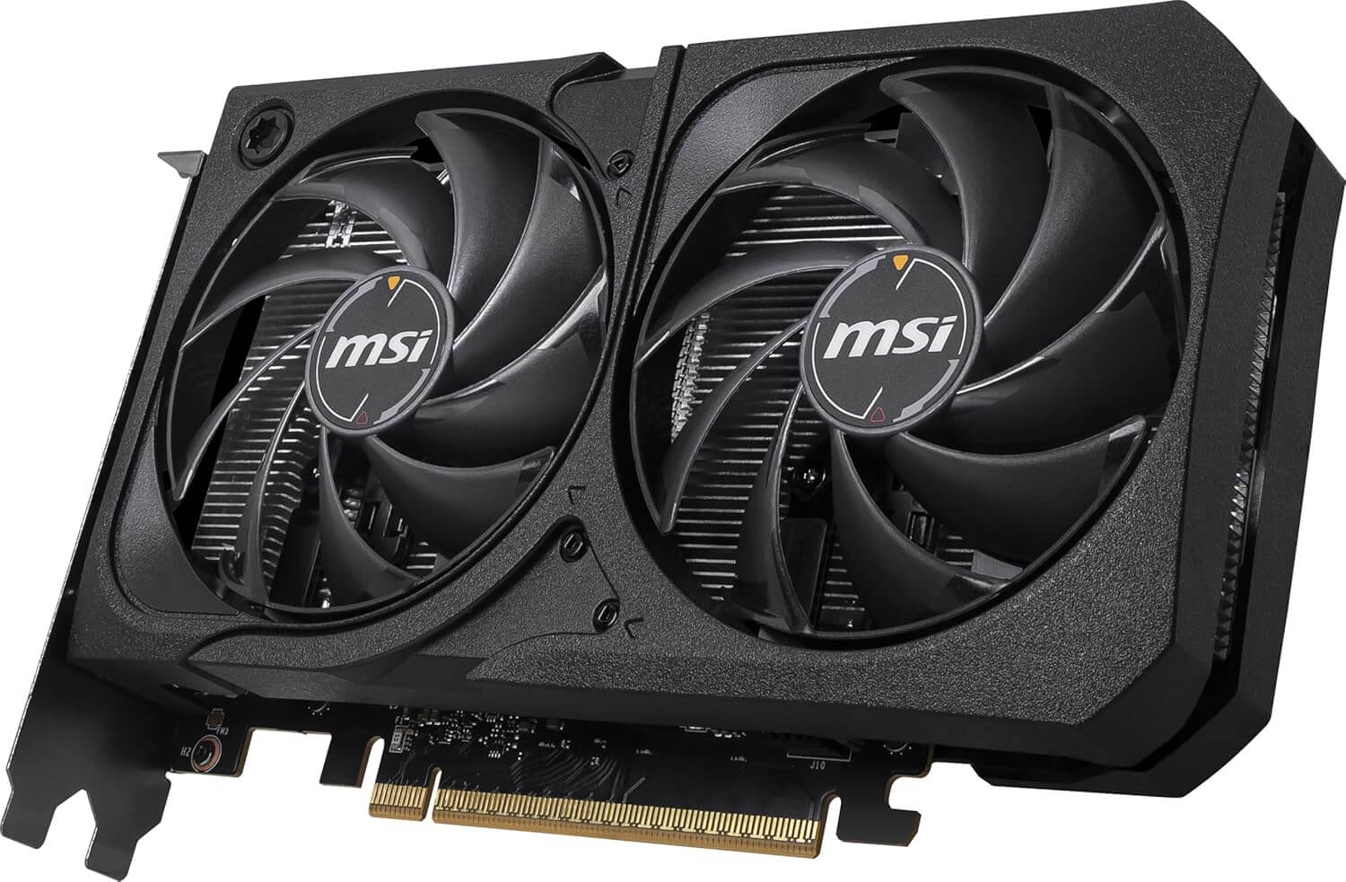MSI NVIDIA GeForce RTX 5050 graphics card with dual fans for optimized performance and cooling.