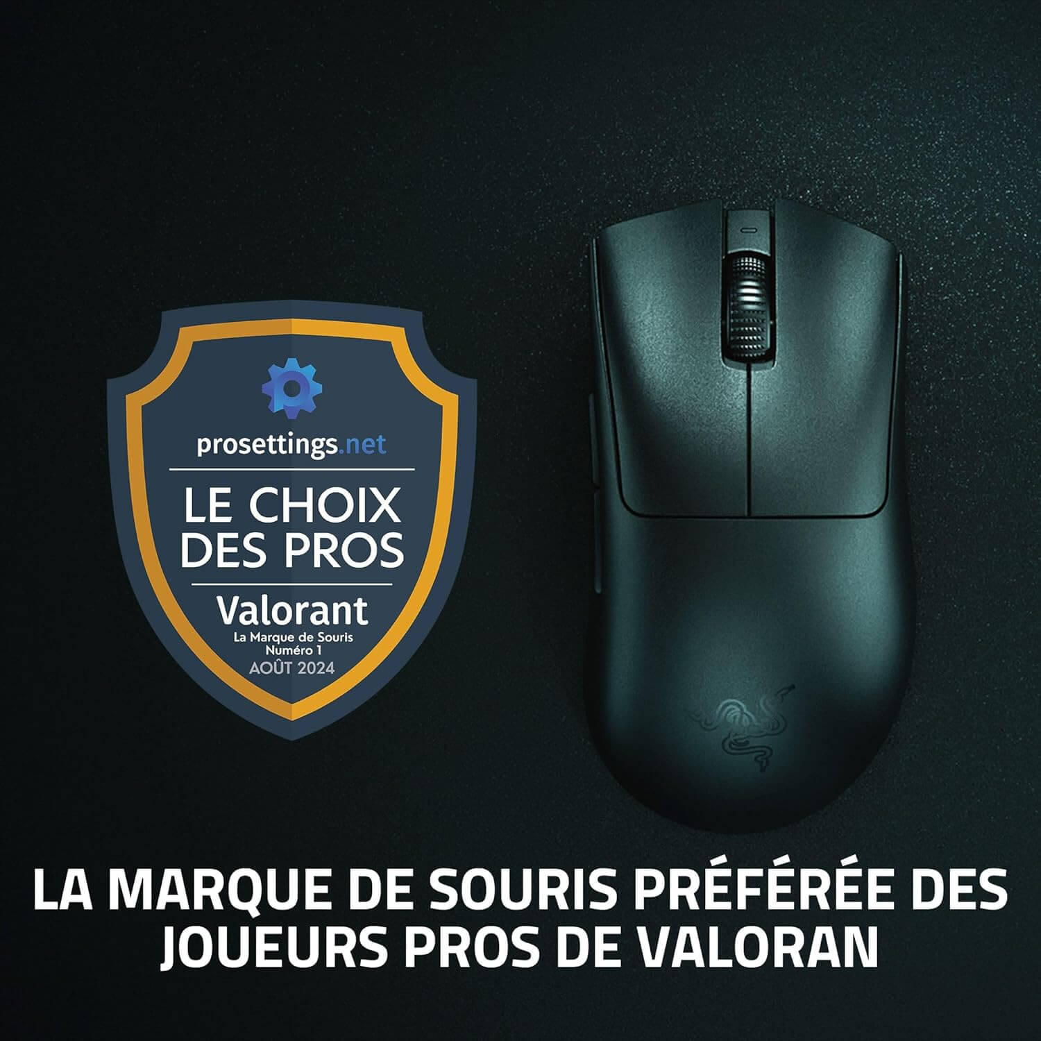 Razer DeathAdder V3 Pro, souris sans fil idéale pour les joueurs professionnels de Valorant