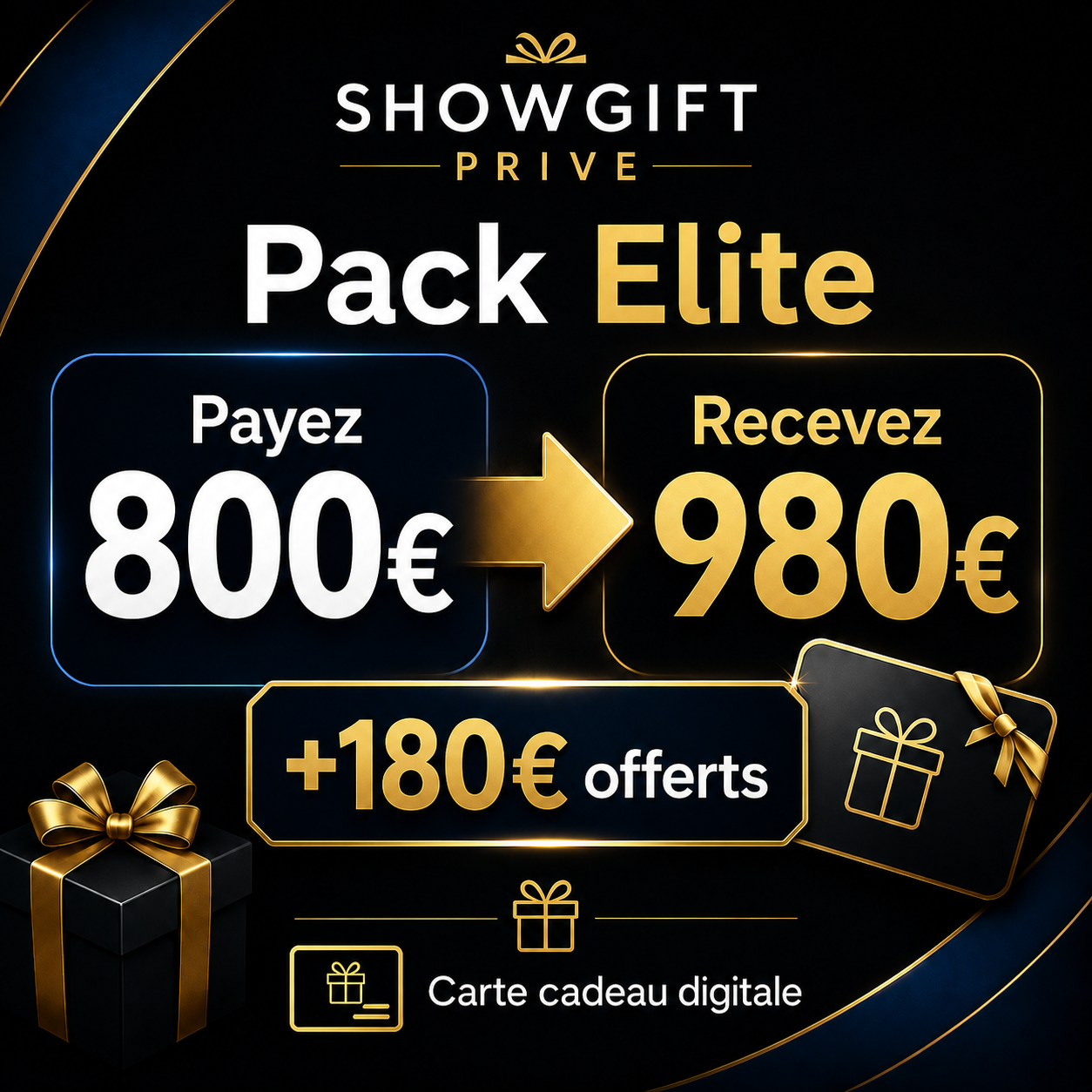 Pack Elite – 180€ offerts