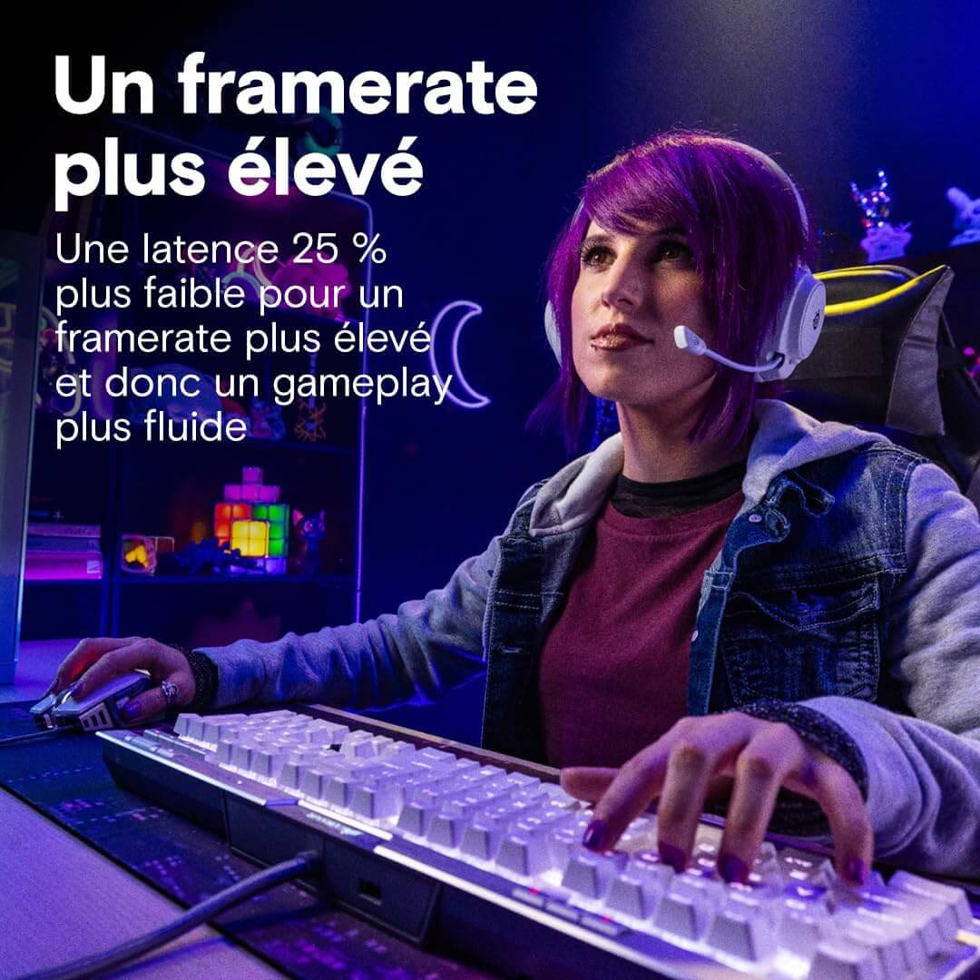 Crucial Pro RAM DDR5 offre une latence de 25% inférieure pour un gameplay fluide et un framerate plus élevé.